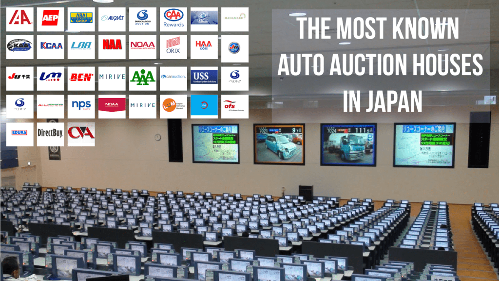 Most known Auto Auction Houses in Japan